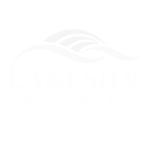 Lakeside Apartment Granbury White Square Logo
